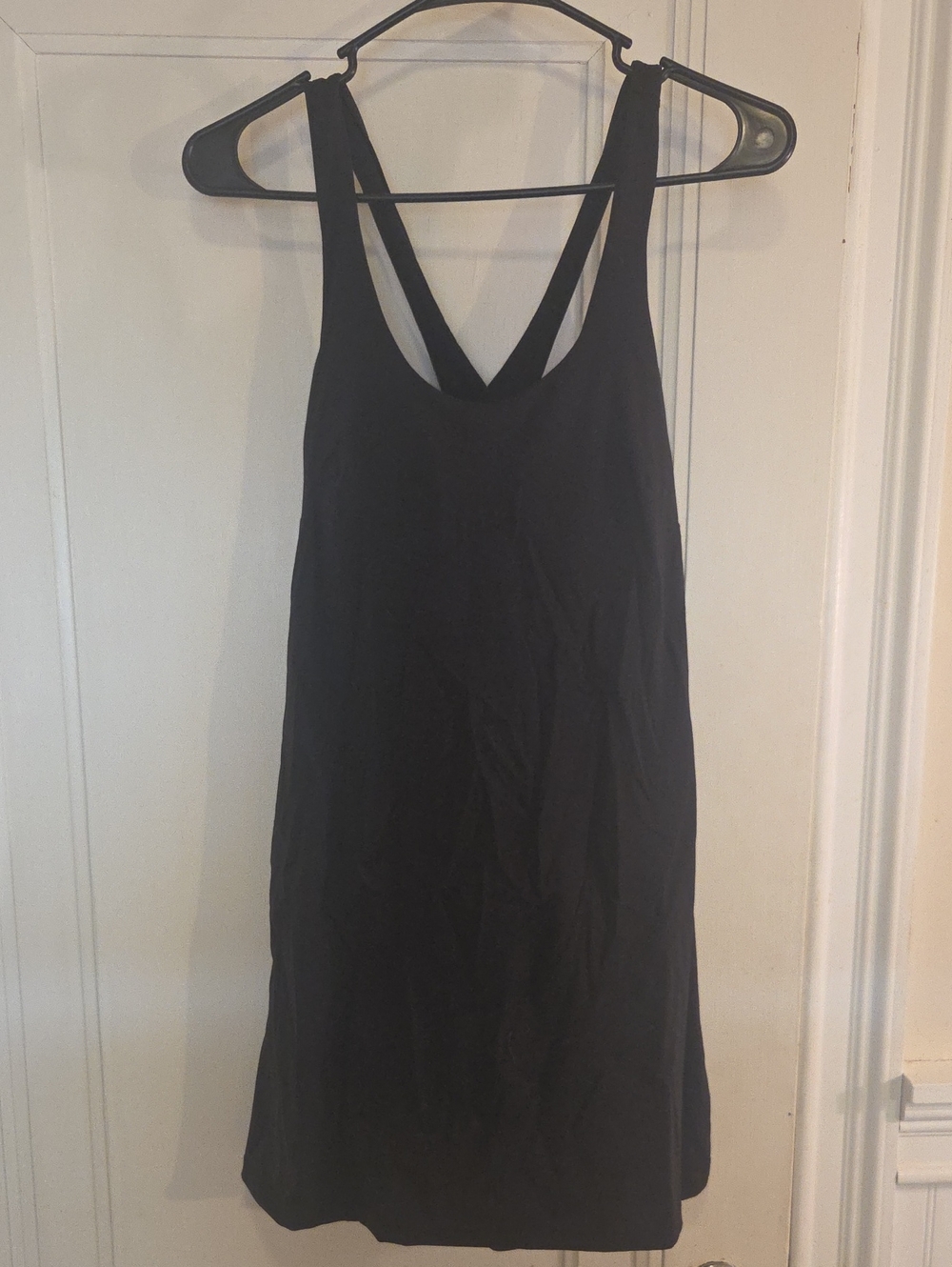 Avia Black Midi Dress with Racerback
